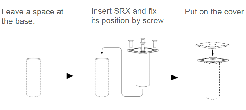 TOK - SRX one-push attach/detach device